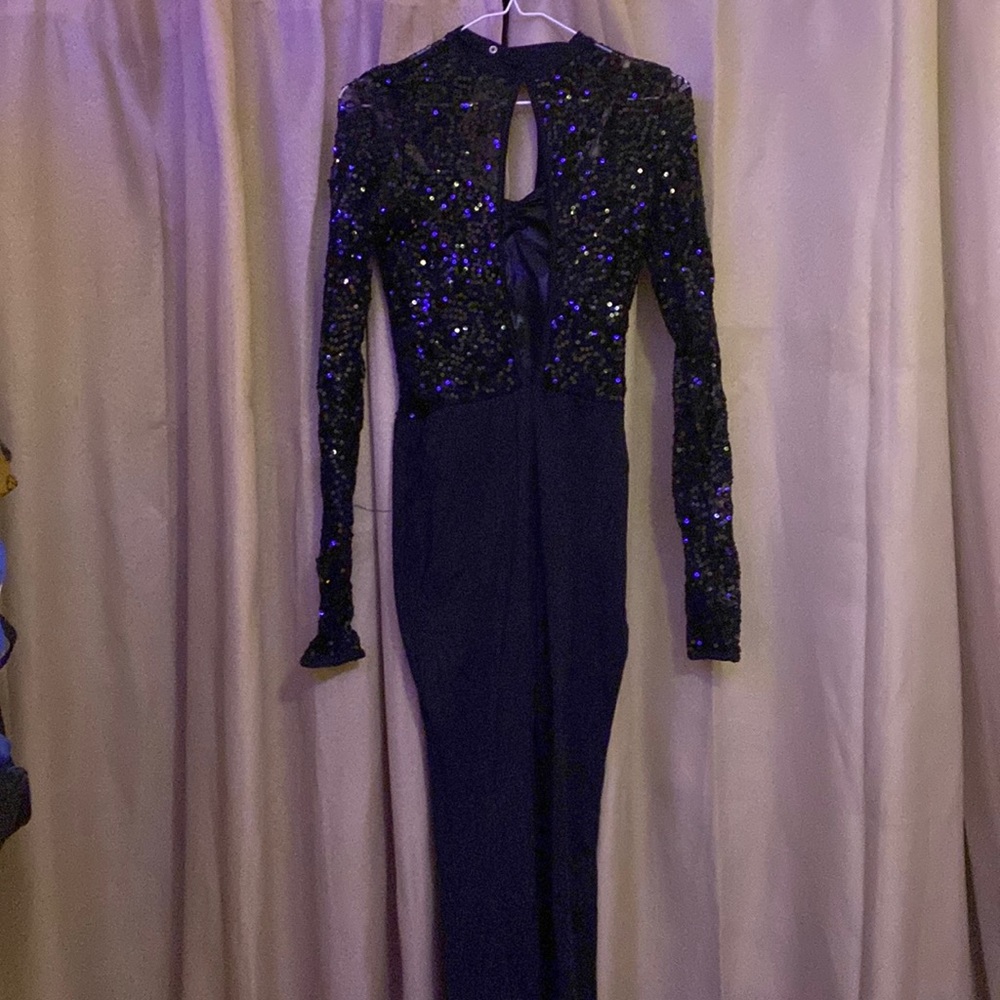 black pant suit